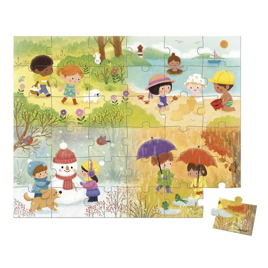 Puzzle Les saisons 36 pièces – Image 2