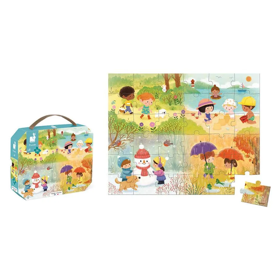 Puzzle Les saisons 36 pièces – Image 3