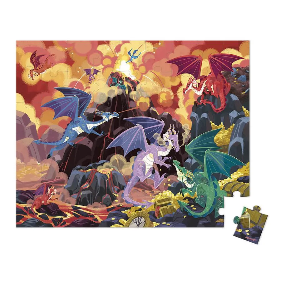 Puzzle Terre de dragons 54 pièces – Image 2