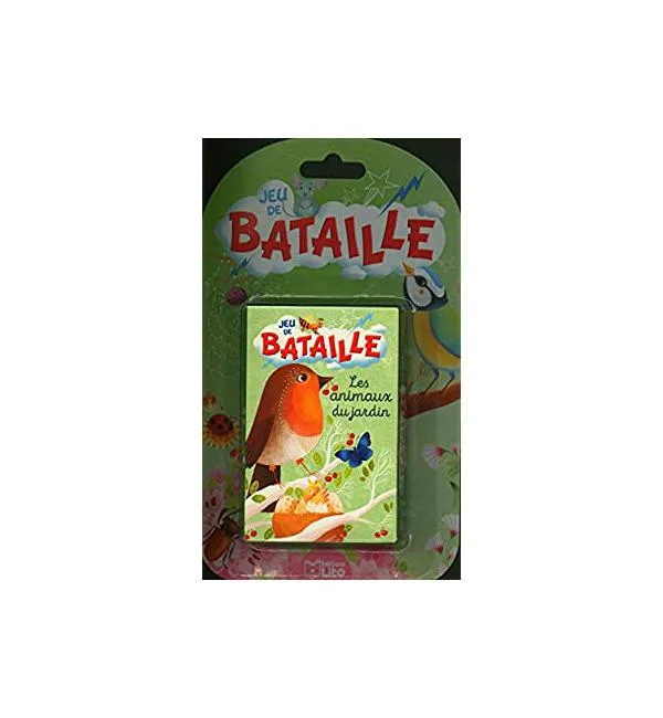 Les animaux du jardin - Jeu de bataille