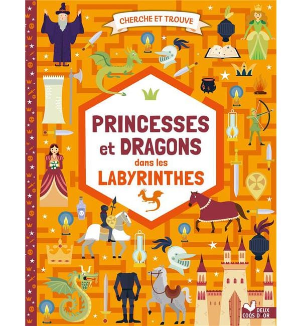 Princesses et dragons dans les labyrinthes