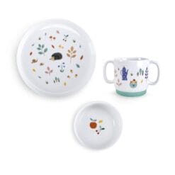 Set vaisselle porcelaine Pomme des bois – Image 2