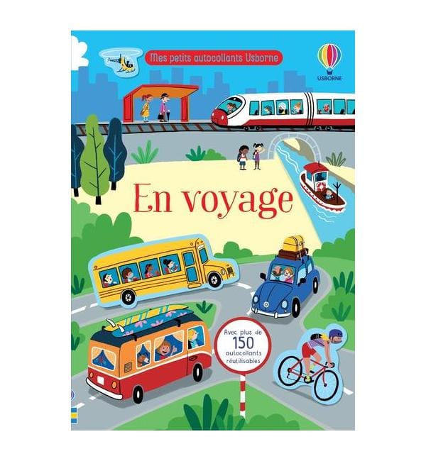 En voyage - Avec plus de 150 autocollants réutilisables