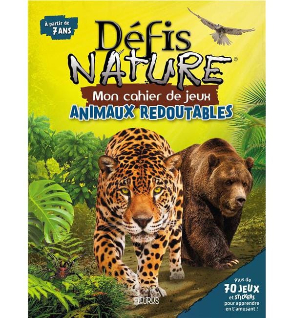 Mon cahier de jeux - Animaux redoutables