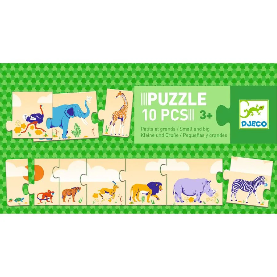Puzzle frise Petits et grands 10 pièces