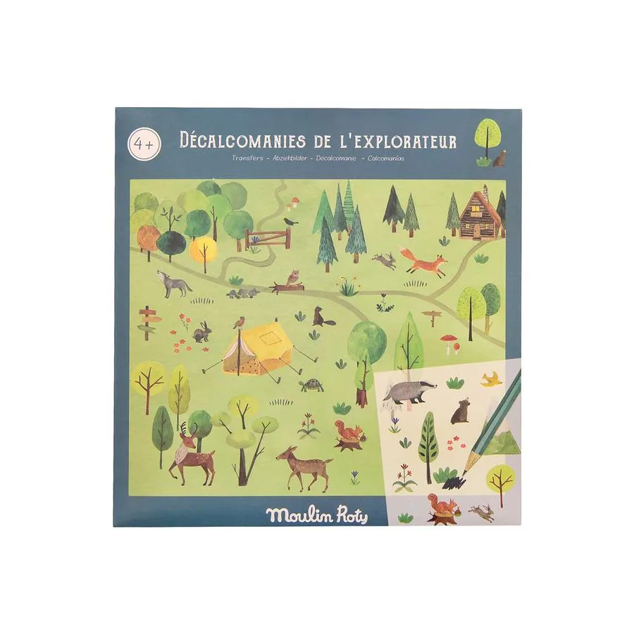 Décalcomanies L'explorateur Le jardin du moulin – Image 2