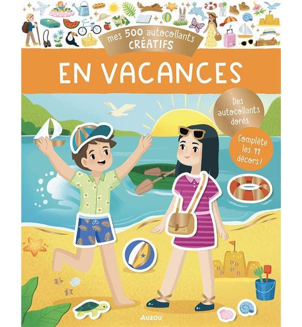 Mes 500 autocollants créatifs en vacances
