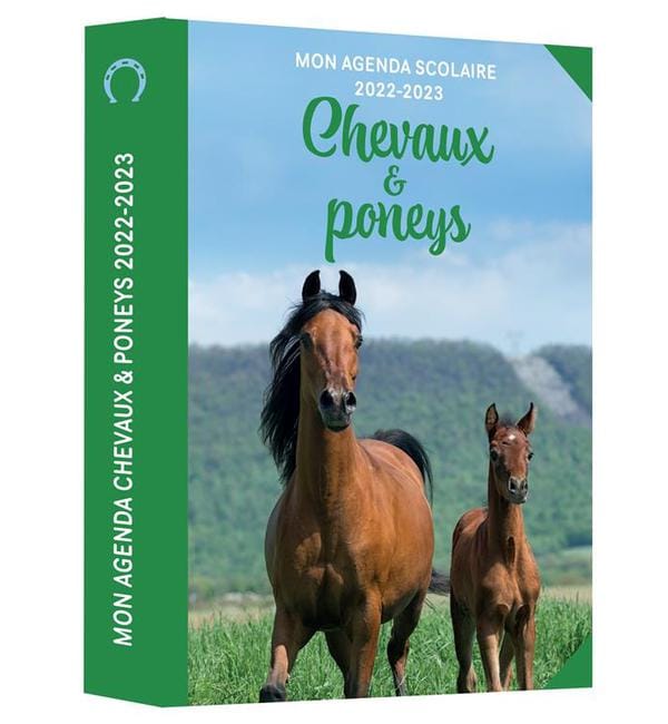 Mon agenda scolaire chevaux et poneys