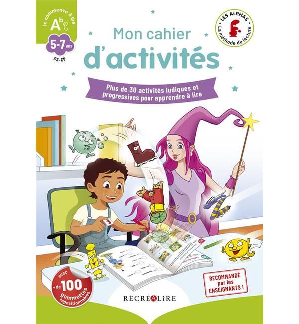 Mon cahier d'activités des Alphas "Je commence à lire"