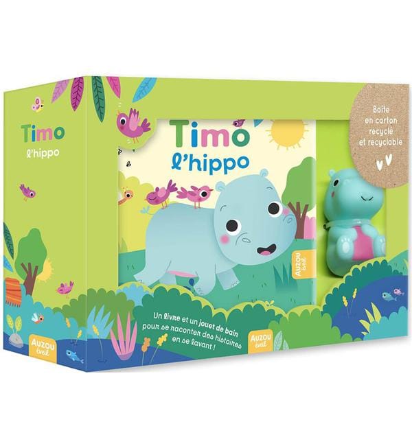 Timo l'hippo - Avec 1 jouet de bain