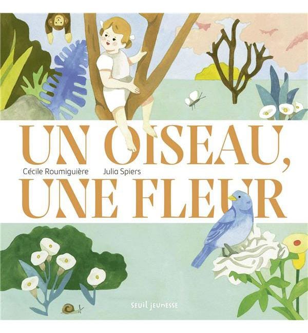 Un oiseau, une fleur