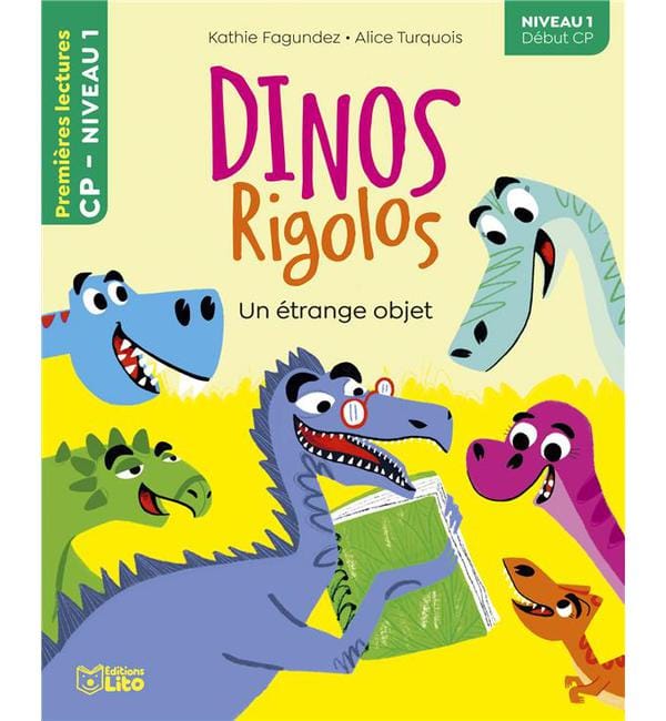 Dinos rigolos - Un étrange objet - Niveau 1 début CP