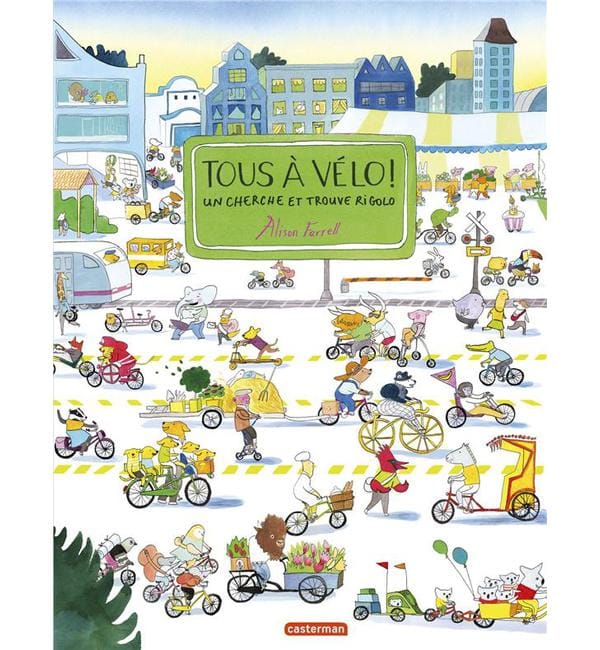 Tous à vélo ! - Un cherche et trouve rigolo