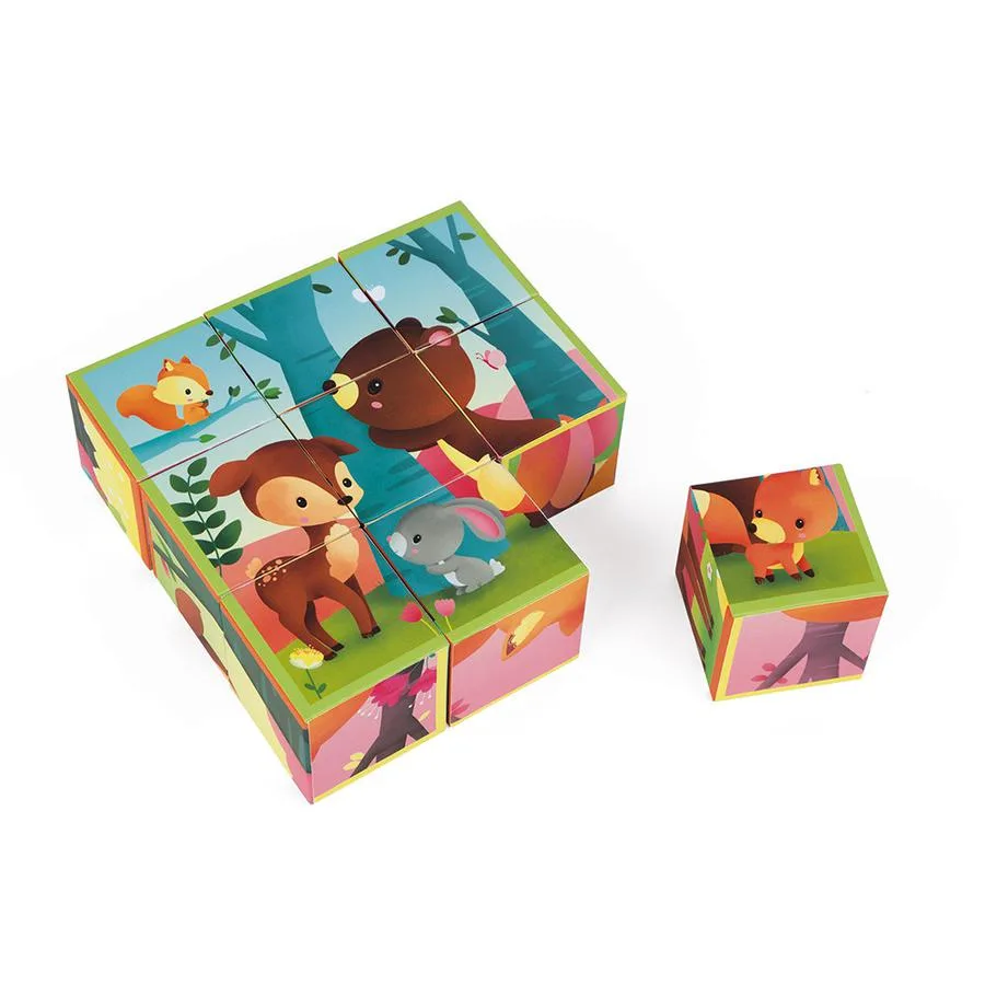 Kubkid - Animaux de la forêt - 9 cubes – Image 2