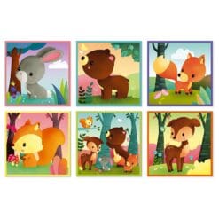 Kubkid - Animaux de la forêt - 9 cubes – Image 4