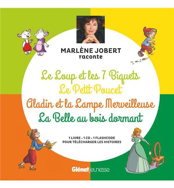 Le loup et les 7 biquets, Le Petit Poucet, Aladin, La Belle au bois dormant