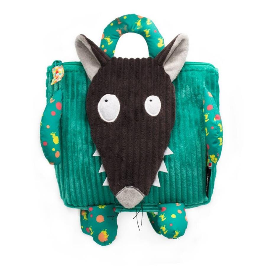 Sac à dos velours bébé Loup x Déglingos
