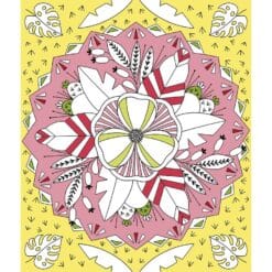 4 tableaux Peinture arc-en-ciel Mandala – Image 4