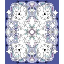 4 tableaux Peinture arc-en-ciel Mandala – Image 5