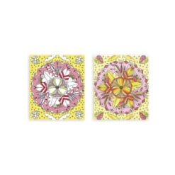 4 tableaux Peinture arc-en-ciel Mandala – Image 8