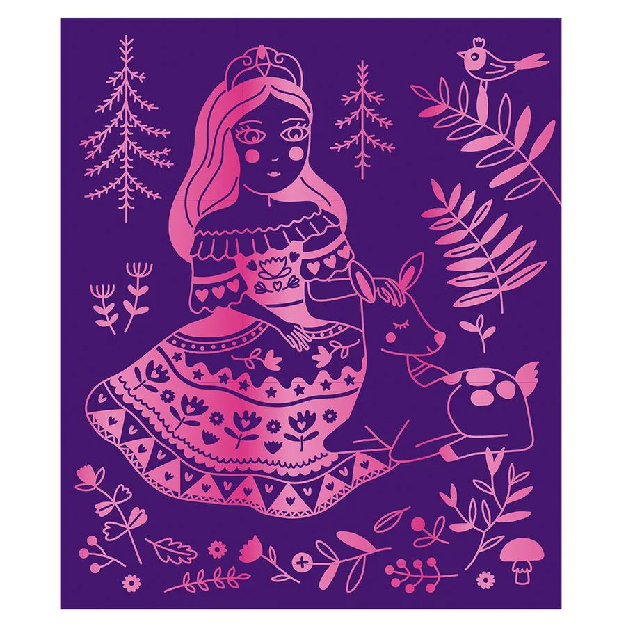Scratch art Jolies princesses – Image 5