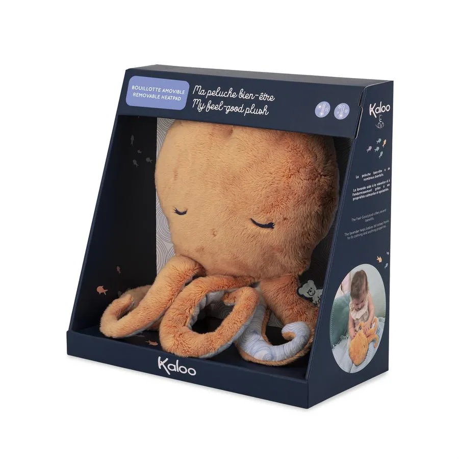 Peluche bien-être Poulpe Petit calme