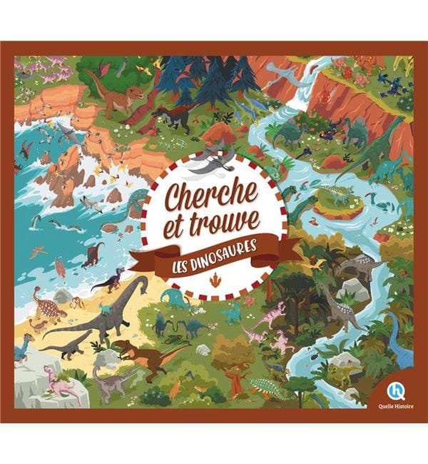 Cherche et trouve les dinosaures