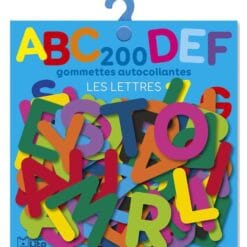 Les lettres - 200 gommettes autocollantes