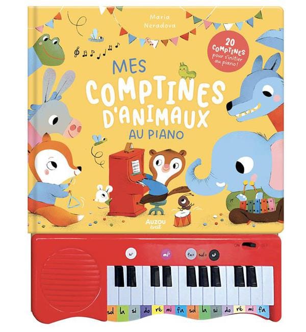 Mes comptines d'animaux au piano - 20 comptines pour s'initier au piano