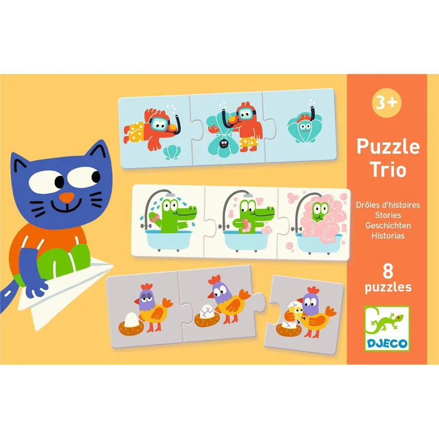 Puzzle trio Drôles d'histoires
