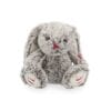 Peluche lapin gris Prestige Léo (24 cm)