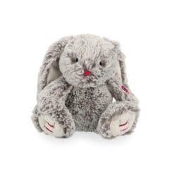 Peluche lapin gris Prestige Léo (24 cm)