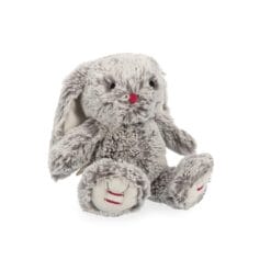 Peluche lapin gris Prestige Léo (24 cm) – Image 2