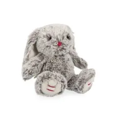 Peluche lapin gris Prestige Léo (24 cm) – Image 2