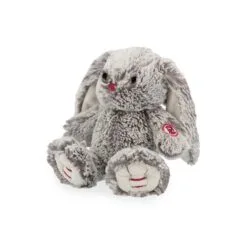 Peluche lapin gris Prestige Léo (24 cm) – Image 3