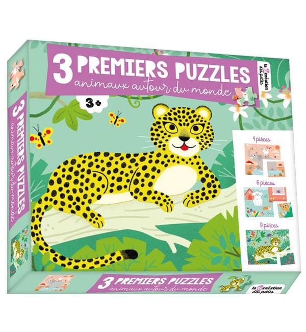 3 puzzles Autour du monde