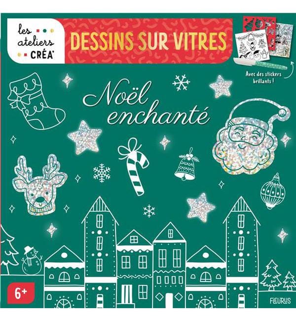 Dessins sur vitres. Noël enchanté