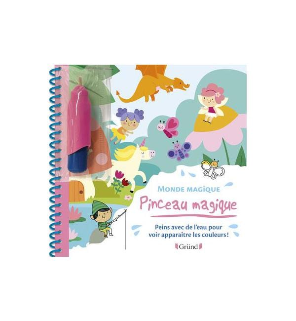 Monde magique - Peins avec de l'eau pour voir apparaître les couleurs !