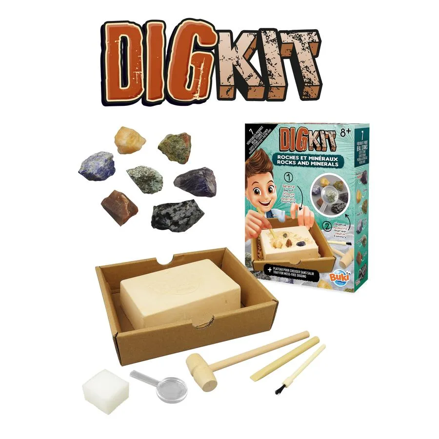 Dig Kit - Roches et minéraux