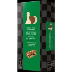 Jeu d'échecs et de dames pliable – Image 4