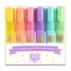 6 mini surligneurs pastel