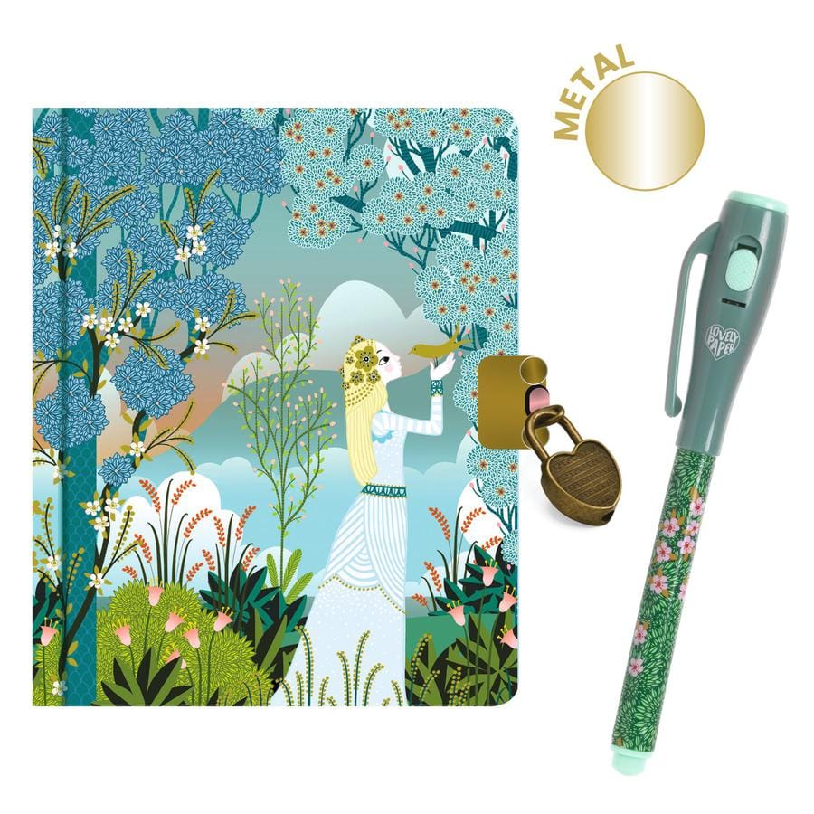 Petit carnet secret avec feutre magique Charlotte