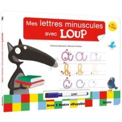 Les lettres minuscules avec Loup - Avec 1 feutre effaçable