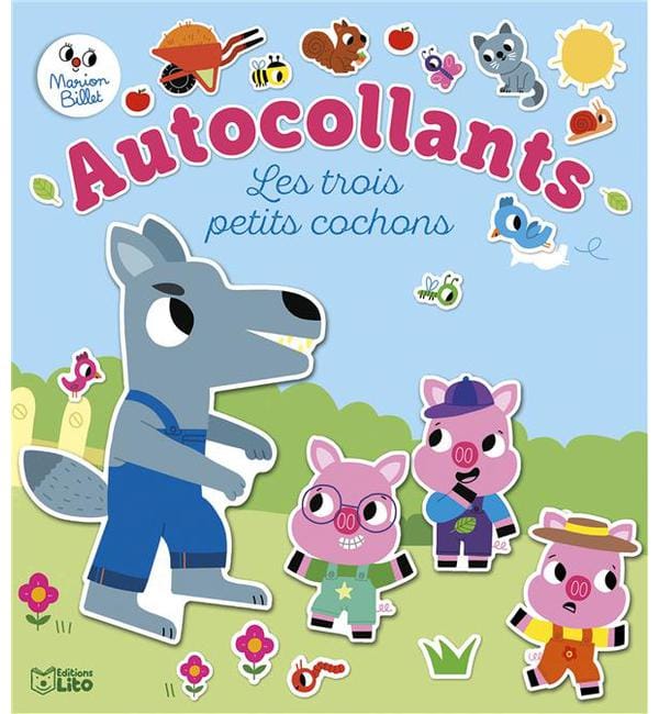 Les trois petits cochons - Autocollants