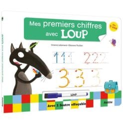 Mes premiers chiffres avec Loup - Avec 1 feutre effaçable