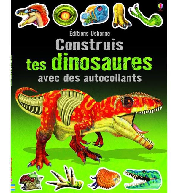 construis tes dinosaures avec des autocollants