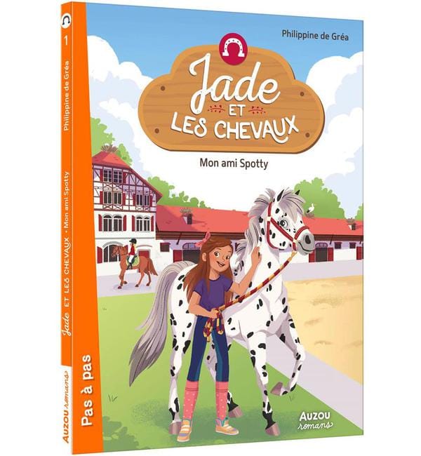 livre jade et les chevaux tome mon ami spotty