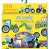 livre je crée des tracteurs 120 gommettes autocollantes