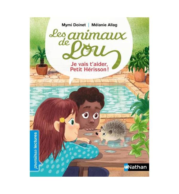 livre les animaux de lou je vais t'aider petit hérisson