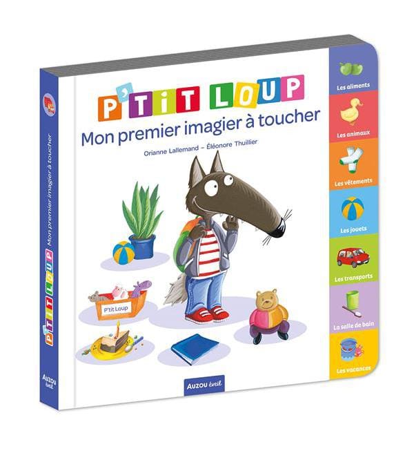 livre p'tit loup - Mon premiers imagier à toucher